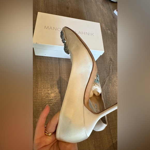 Sold Manolo Blahnik Hangisi Pump 38 - Picture 9 of 10